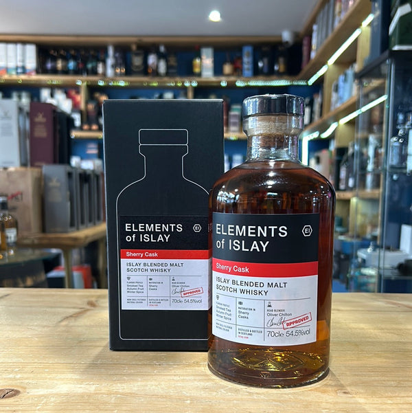 Elements of Islay Sherry Cask 54.5% 6x70cl - Just Wines 