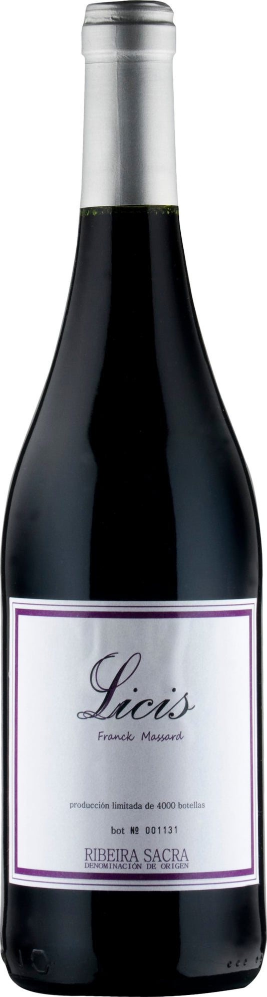 Franck Massard Licis Mencia 2015 75cl - Just Wines 