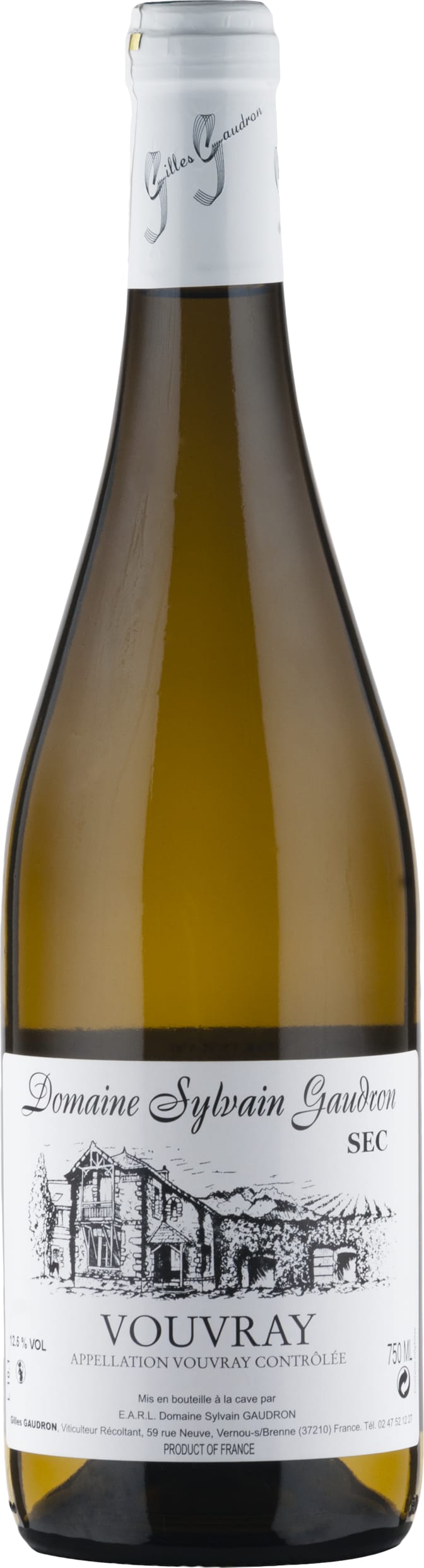 Sylvain Gaudron Vouvray Sec 2021 75cl - Just Wines 