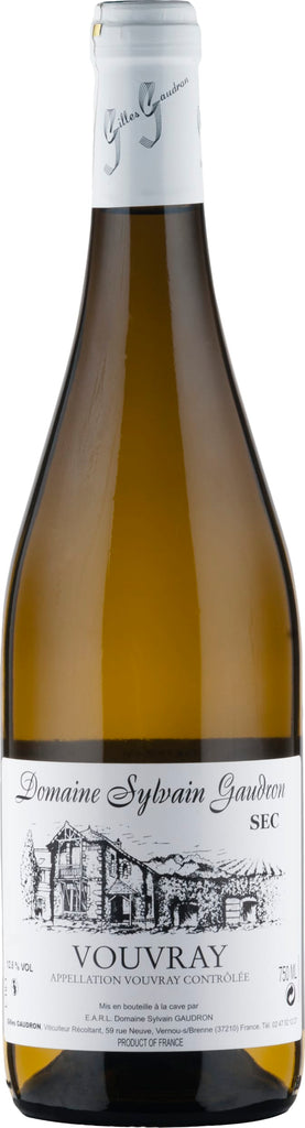 Sylvain Gaudron Vouvray Sec 2021 75cl - Buy Sylvain Gaudron Wines from GREAT WINES DIRECT wine shop