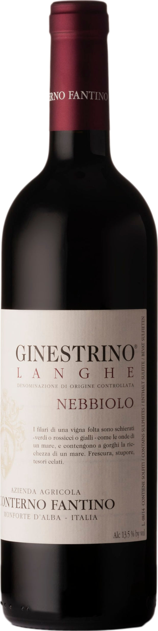 Conterno Fantino Ginestrino Nebbiolo Langhe DOC 2022 75cl - Buy Conterno Fantino Wines from GREAT WINES DIRECT wine shop