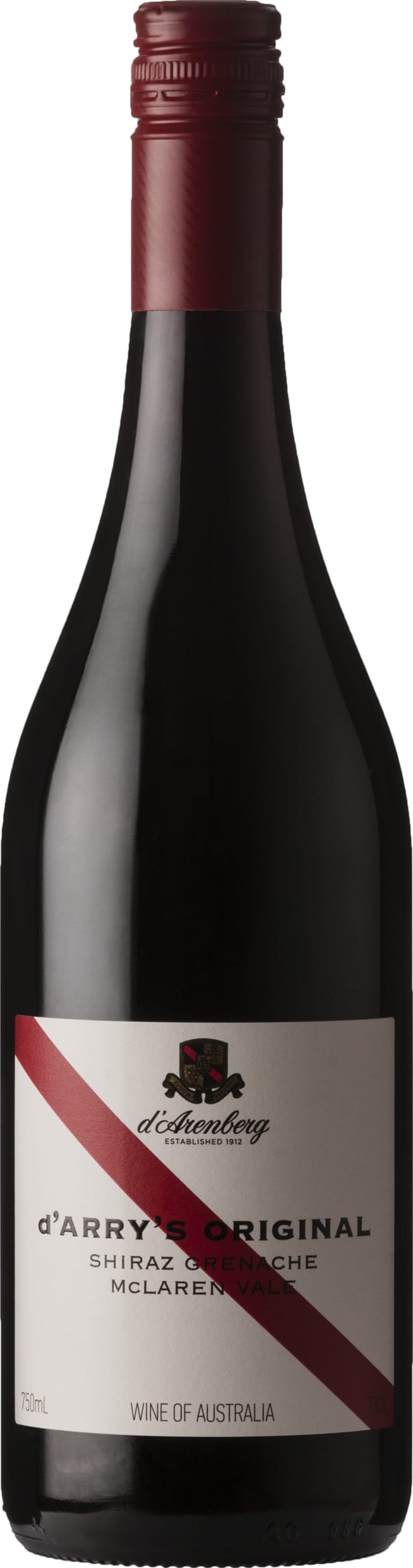 D Arenberg d'Arry's Original Shiraz Grenache 2019 75cl - Just Wines 