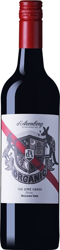 D Arenberg The Love Grass Shiraz Organic 2020 75cl - GREAT WINES DIRECT