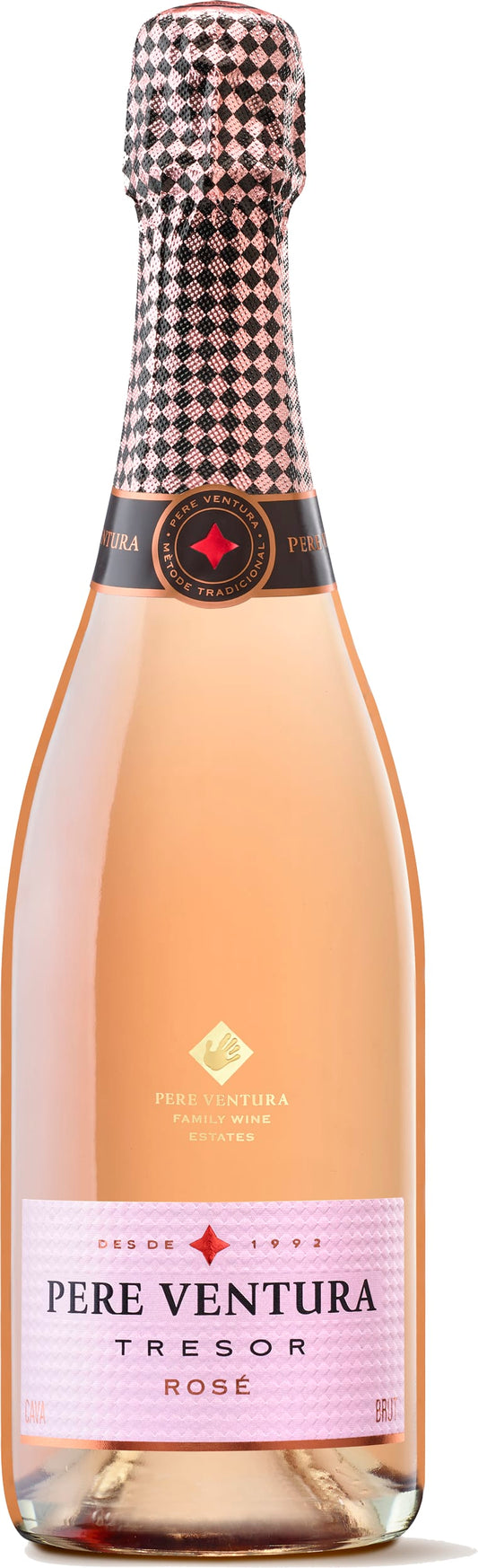 Pere Ventura Tresor Rosado Cava 75cl NV - Just Wines 