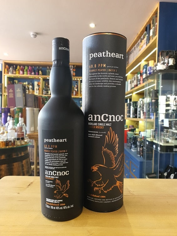 AnCnoc Peatheart Batch 2 Heavily Peated 70cl 46% - Just Wines