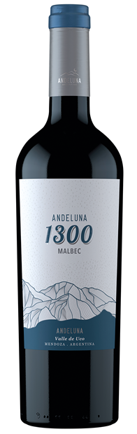 Andeluna 1300, Uco Valley, Malbec 2022 6x75cl - Just Wines 