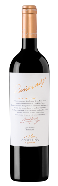 Andeluna 'Pasionado', Uco Valley, Cabernet Franc 2021 75cl - Buy Andeluna Wines from GREAT WINES DIRECT wine shop