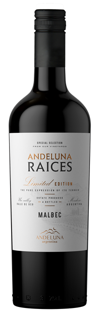 Andeluna 'Raices', Uco Valley, Malbec 2024 75cl - Buy Andeluna Wines from GREAT WINES DIRECT wine shop