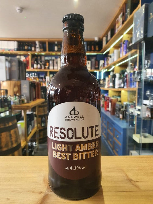 Andwell Brewing Co. Resolute light Amber best bitter 50cl 4.2% - Just Wines