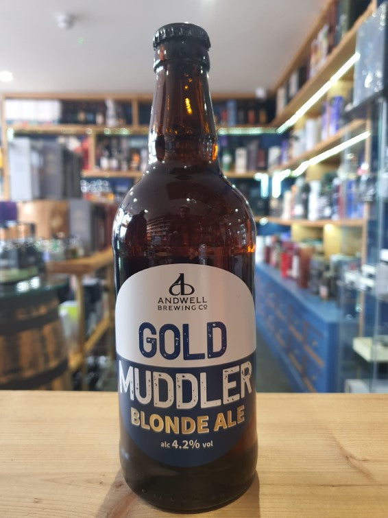 Andwell Brewing Co. Gold Muddler 4.2% 6x50cl - Just Wines 