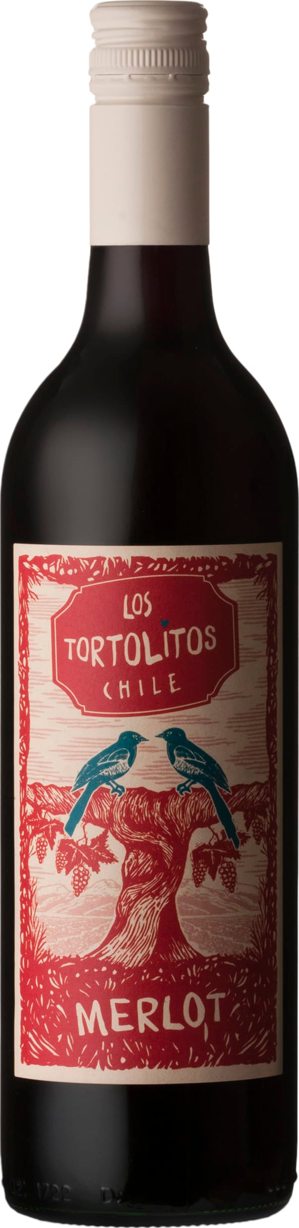 Los Tortolitos 2022 Chilean Merlot, 2022 6x75cl - Just Wines 