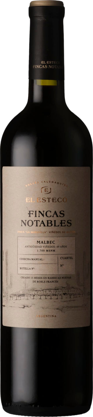 El Esteco Finca Notables Malbec 2020 6x75cl - Just Wines 
