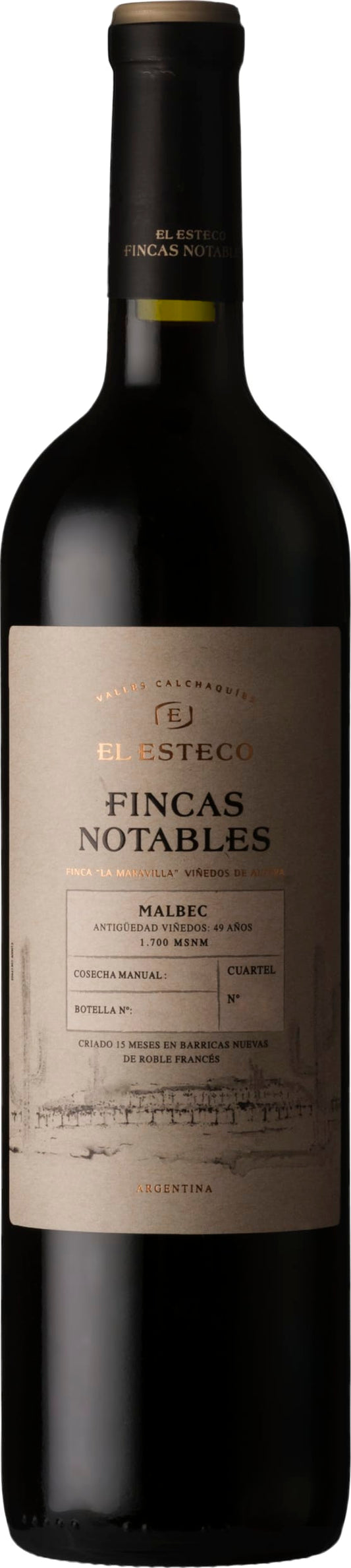 El Esteco Finca Notables Malbec 2021 75cl - Buy El Esteco Wines from GREAT WINES DIRECT wine shop