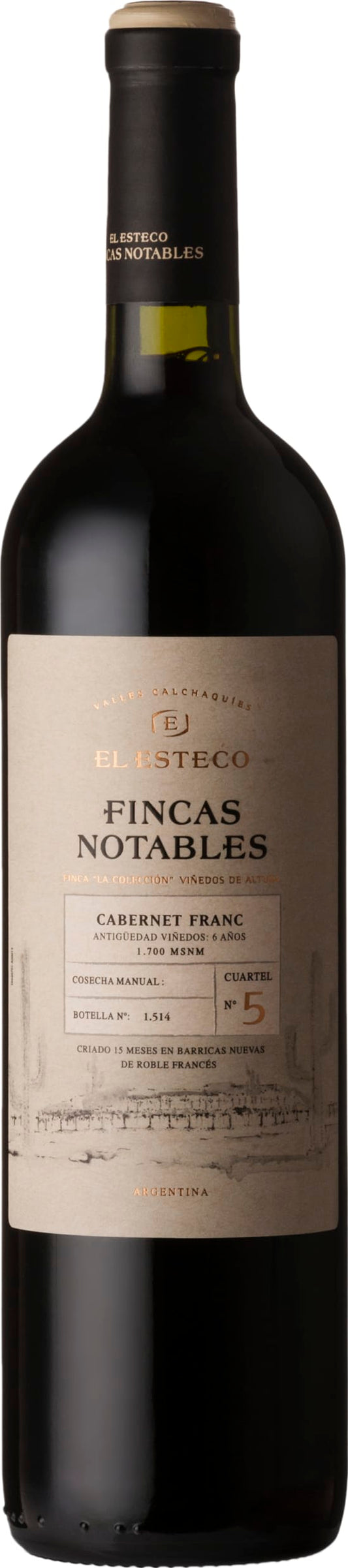 El Esteco Finca Notables Cabernet Franc 2020 75cl