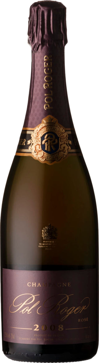 Pol Roger Champagne Brut Rose 2015 6x75cl - Just Wines 