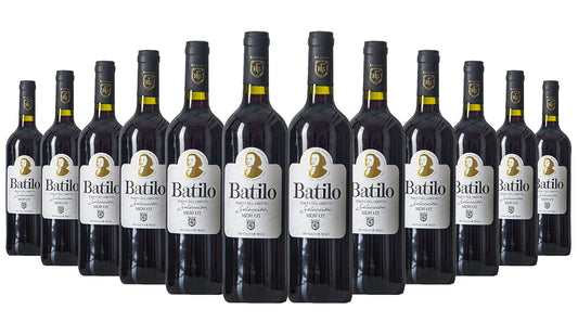 BATILO SELECCIÓN Merlot Red Wine 75CL x 12 Bottles - Just Wines 