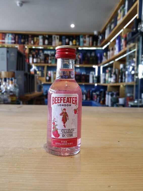 Beefeater Pink Strawberry Gin 37.5% 12x5cl - Just Wines 