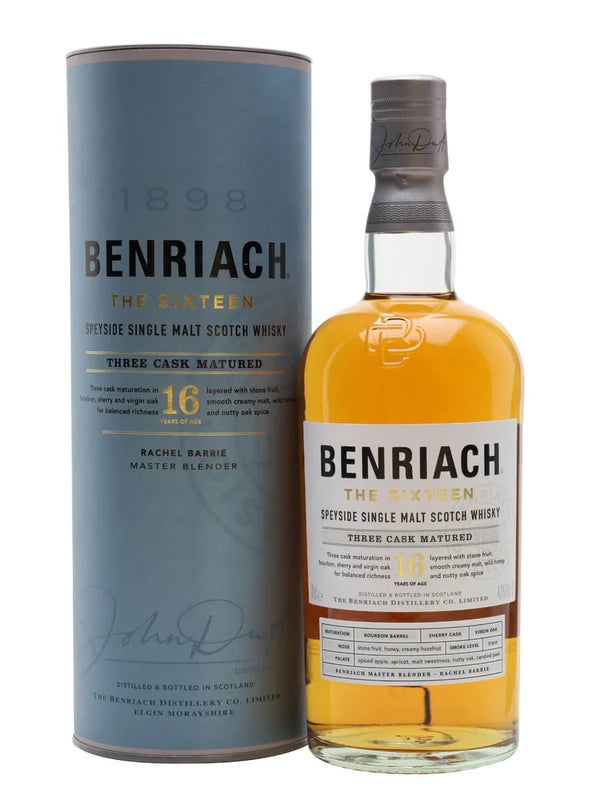 BenRiach The Sixteen 43% 6x70cl - Just Wines 