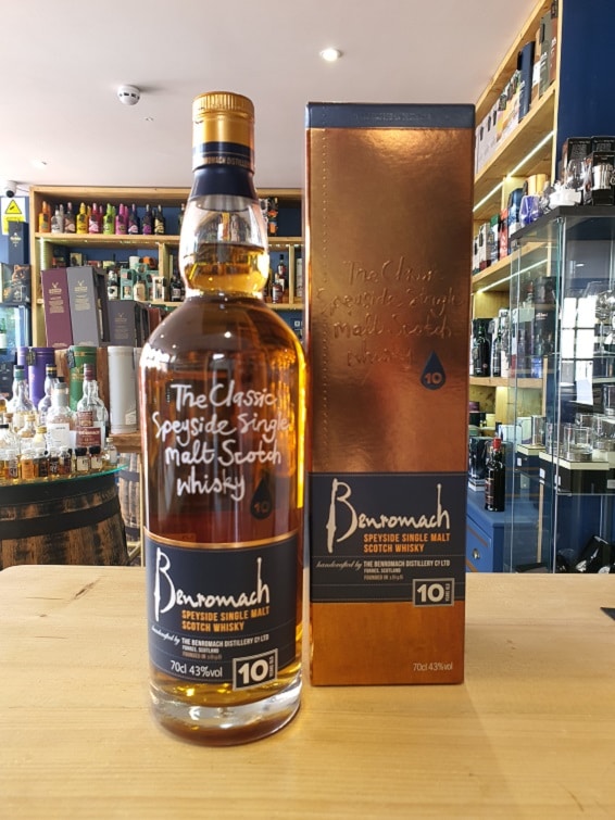 Benromach 10 Year Old 43% 6x70cl - Just Wines 