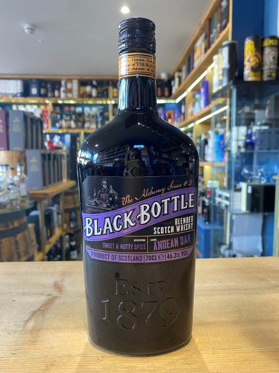 Black Bottle The Alchemy Series #3 Andean Oak 46.3% 6x70cl - Just Wines 