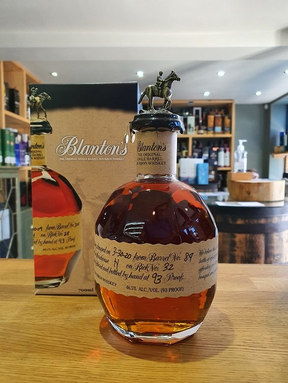 Blantons Single Barrel Bourbon Original 70cl 46.5% - Just Wines 