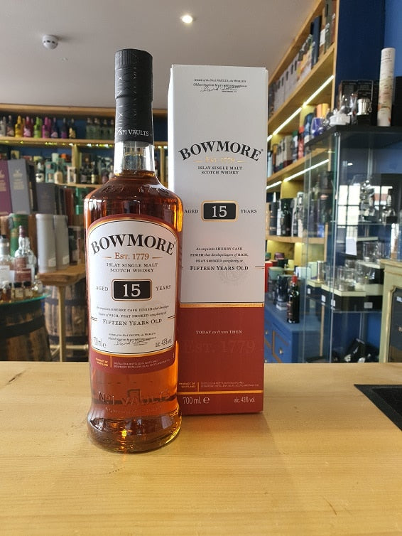 Bowmore 15 Year Old 70cl 43% - Just Wines 