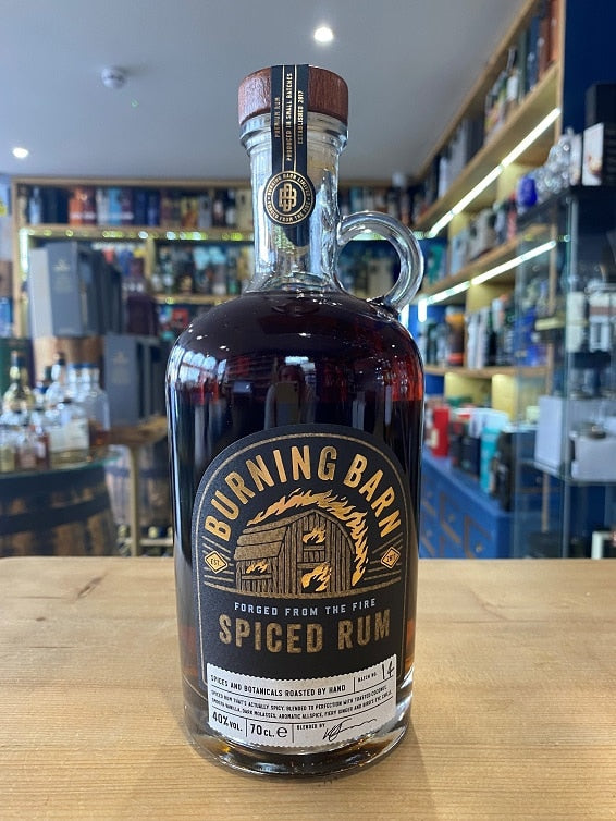 Burning Barn Spiced Rum 40% 6x70cl - Just Wines 