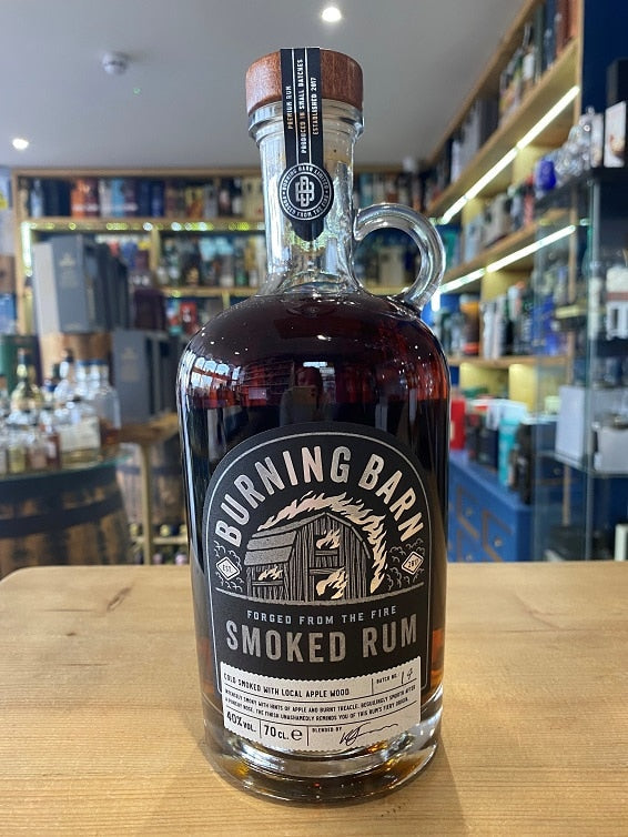 Burning Barn Smoked Rum 70cl 40% - Just Wines 