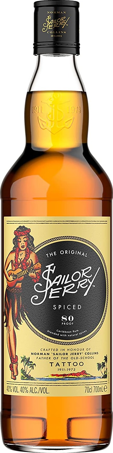 Sailor Jerry Spiced Dark Rum 70cl NV - Just Wines 