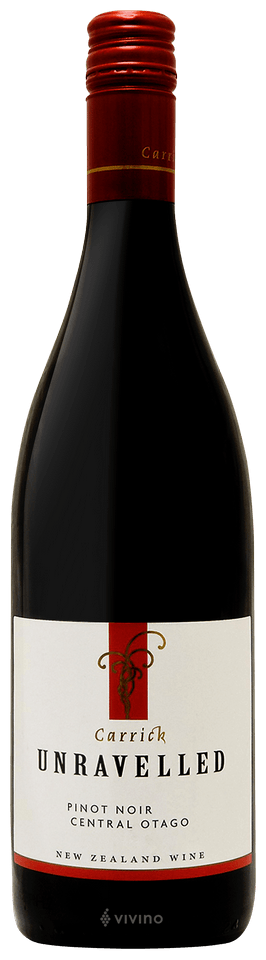 Carrick Winery Unravelled Pinot Noir 2019 6x75cl - Just Wines 