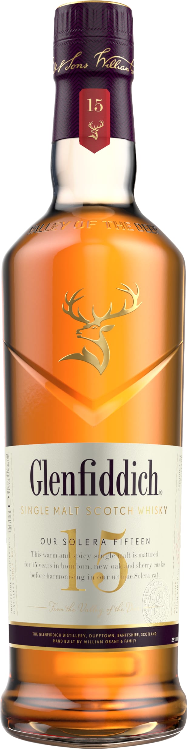 Glenfiddich 15yo Single Malt 70cl NV - Just Wines 