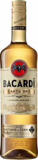 Bacardi Carta Oro Rum 70cl NV - Just Wines 