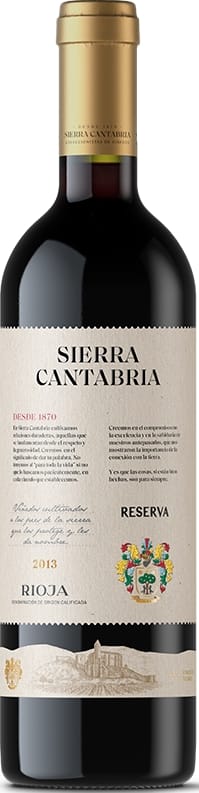 Sierra Cantabria Rioja Reserva 2017 75cl - Buy Sierra Cantabria Wines from GREAT WINES DIRECT wine shop