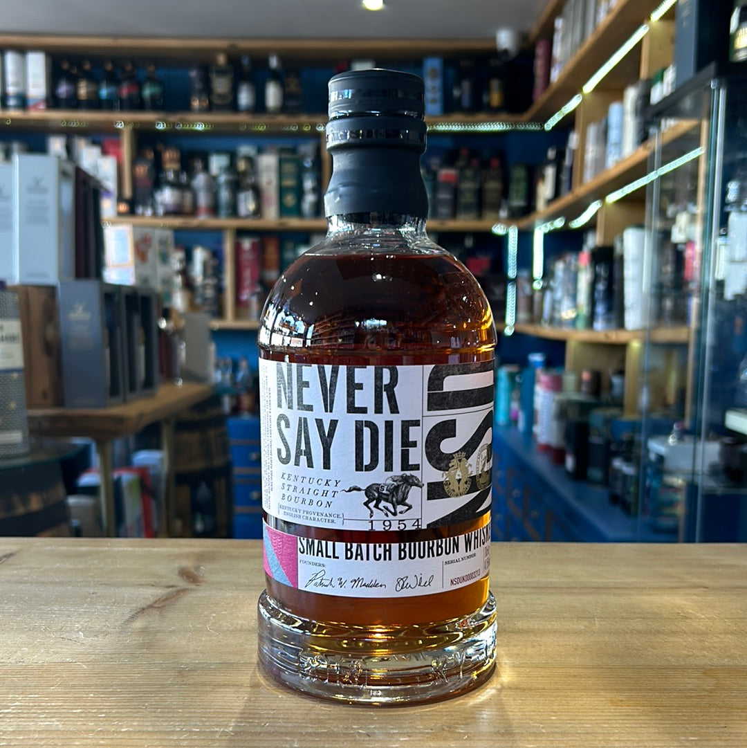 Never Say Die Small Batch Bourbon Whiskey 70cl 47.5% - Just Wines 