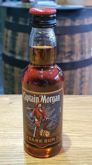 Captain Morgan Dark Rum 40% 12x5cl - Just Wines 