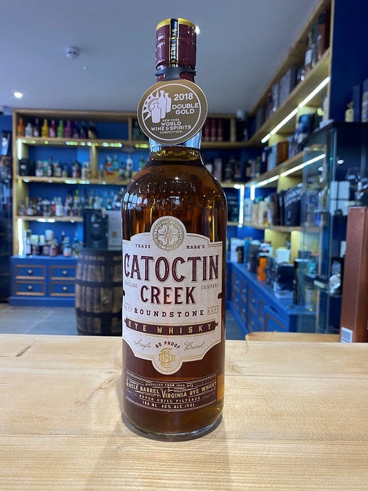 Catoctin Creek Roundstone Rye Whiskey 80 Proof 40% 70cl - Just Wines 