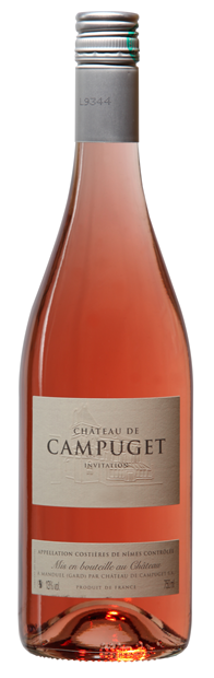 Chateau de Campuget Invitation' Rose', Costieres de Nimes 2023 75cl - Just Wines 