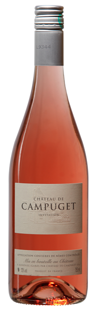 Chateau de Campuget Invitation Rose, Costieres de Nimes 2022 6x75cl - Just Wines 