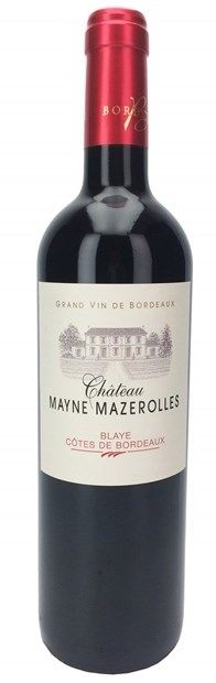 Chateau Mayne Mazerolles, Blaye Cotes de Bordeaux 2020 75cl - GREAT WINES DIRECT