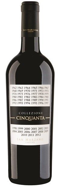 San Marzano Collezione Cinquanta, Vino Rosso dItalia NV 6x75cl - Just Wines 