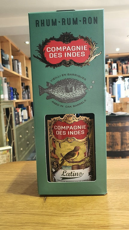 Compagnie Des Indes Latino 5 Year Old Gold Rum 70cl 40% - Just Wines 