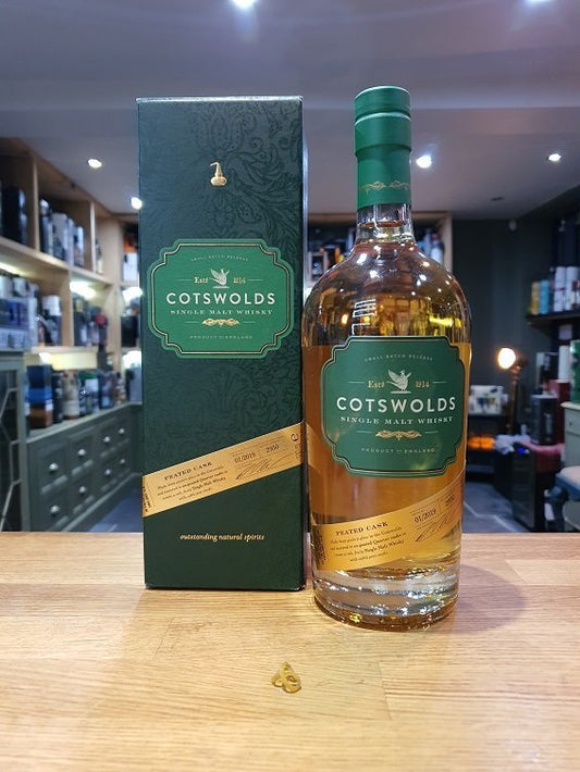 Cotswolds Single Malt Whisky Peated Cask 70cl 60.2% - Just Wines 