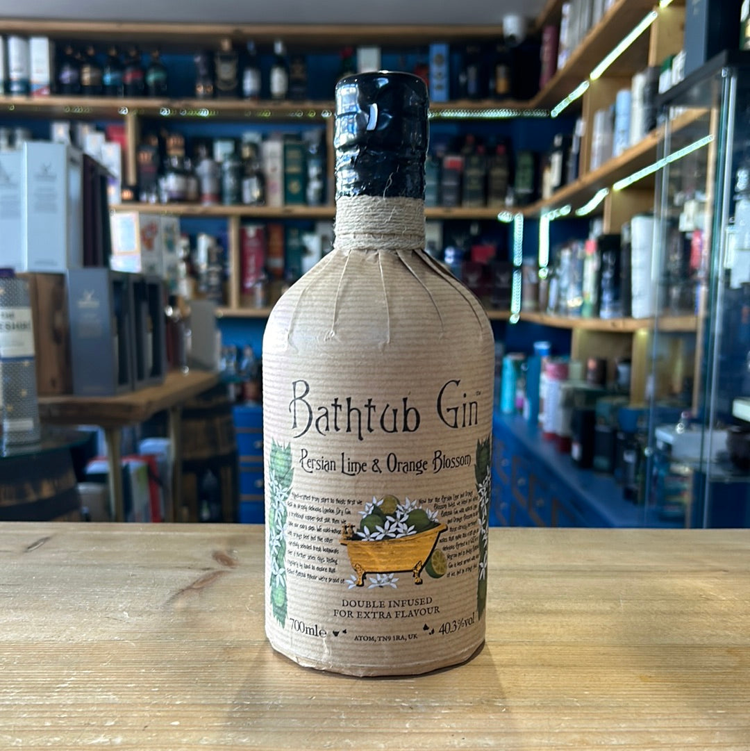 Bathtub Persian Lime & Orange Blossom Gin 70cl 40.3% - Just Wines 