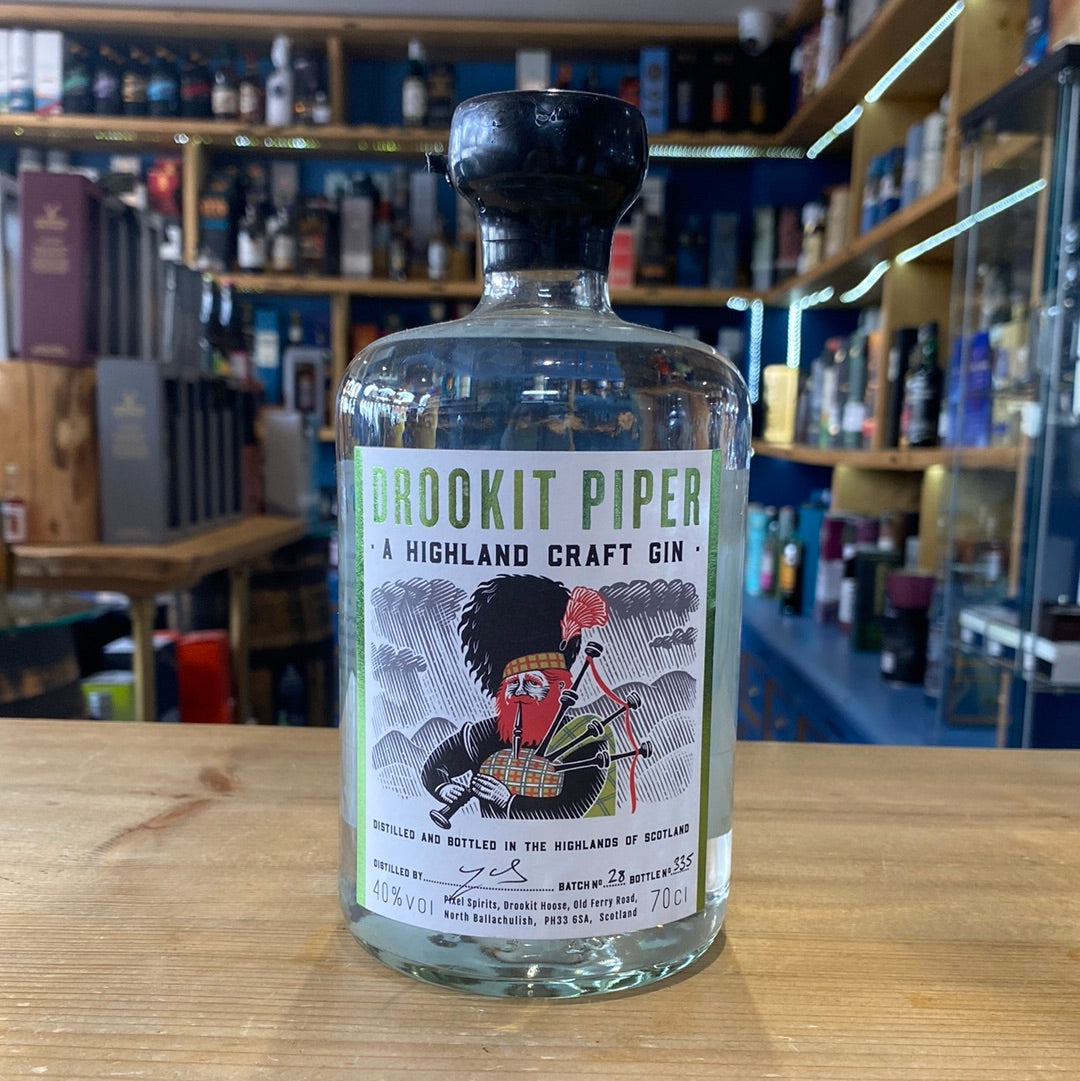 Drookit Piper A Highland Craft Gin 70cl 40% - Just Wines 