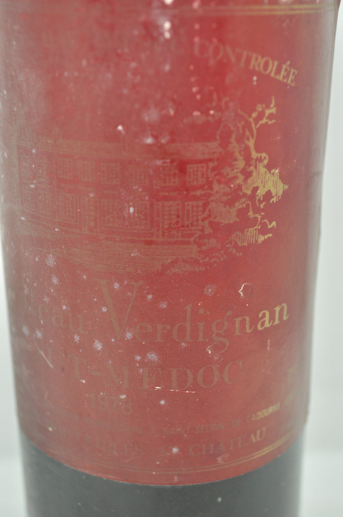 Chateau Verdignan Vintage 1978 - Just Wines 