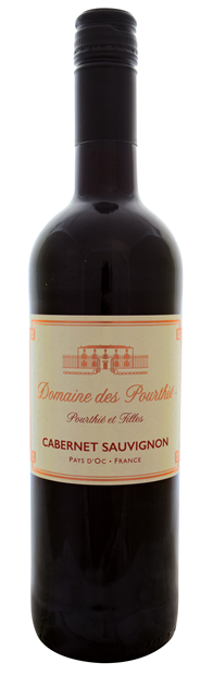 Domaine des Pourthie, Pays d'Oc, Cabernet Sauvignon 2023 75cl - Buy Domaine des Pourthie Wines from GREAT WINES DIRECT wine shop