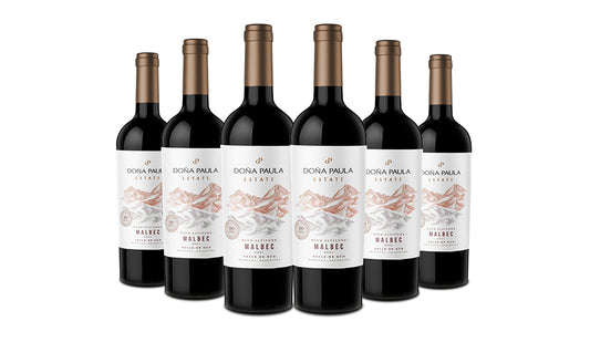 Dona Paula Estate Malbec 2021 Red Wine 75cl x 6 Bottles - Just Wines UK 