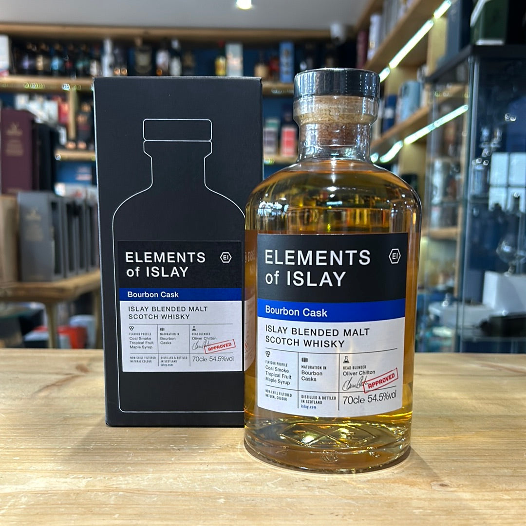 Elements of Islay Bourbon Cask 70cl 54.5% - Just Wines 