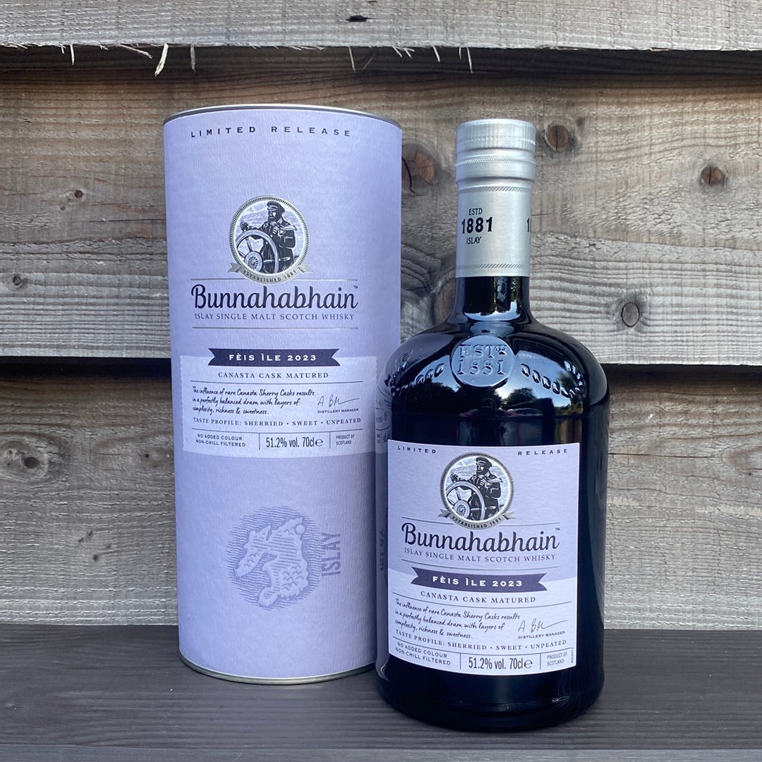 Bunnahabhain Canasta Cask Matured - Feis Ile 2023 70cl 51.2% - Just Wines 