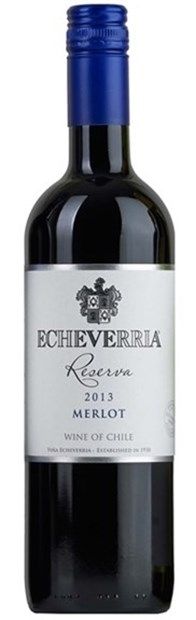 Vina Echeverria, Reserva, Valle de Curico, Merlot 2022 6x75cl - Just Wines 